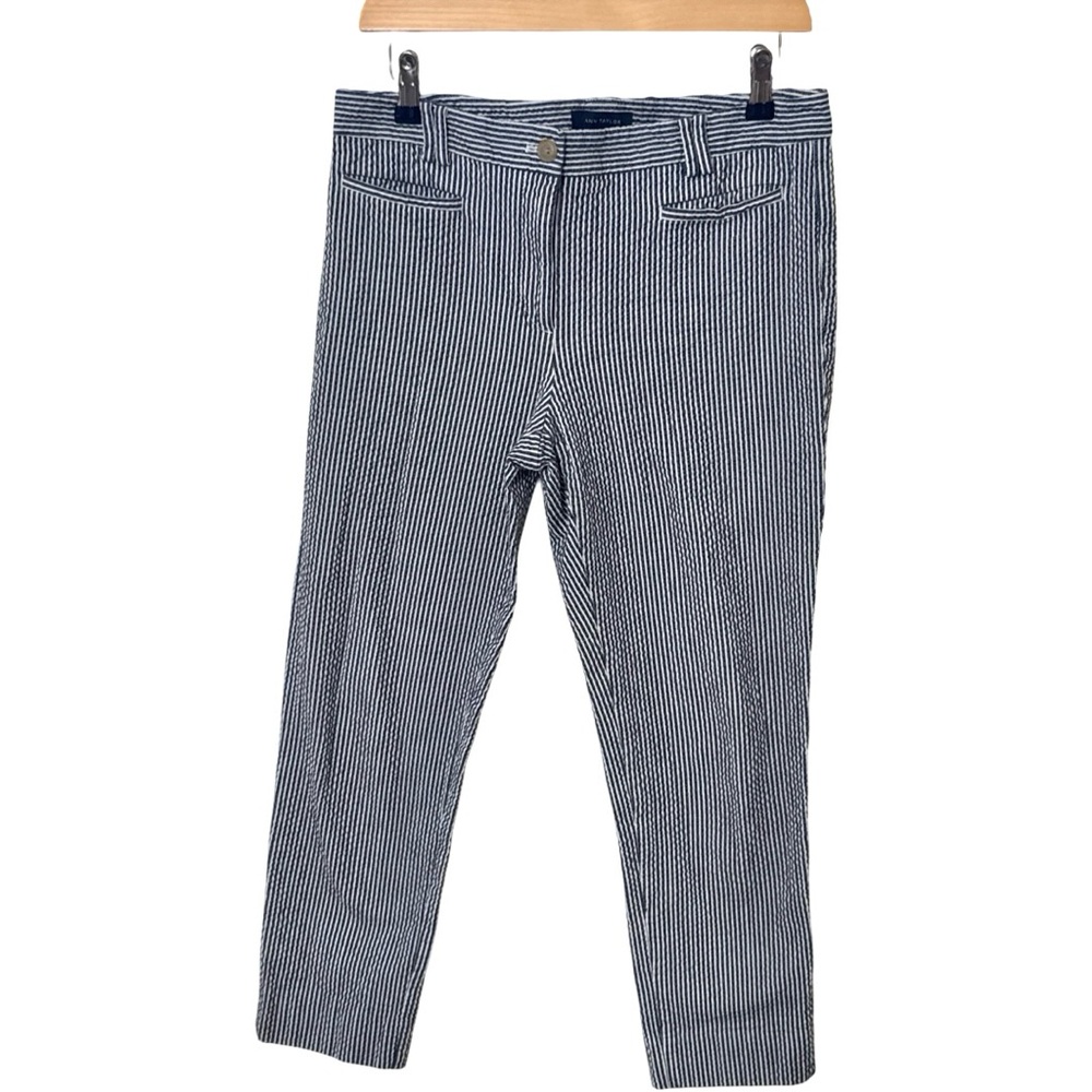 ANN TAYLOR Searsucker Pants ankle length Size 8